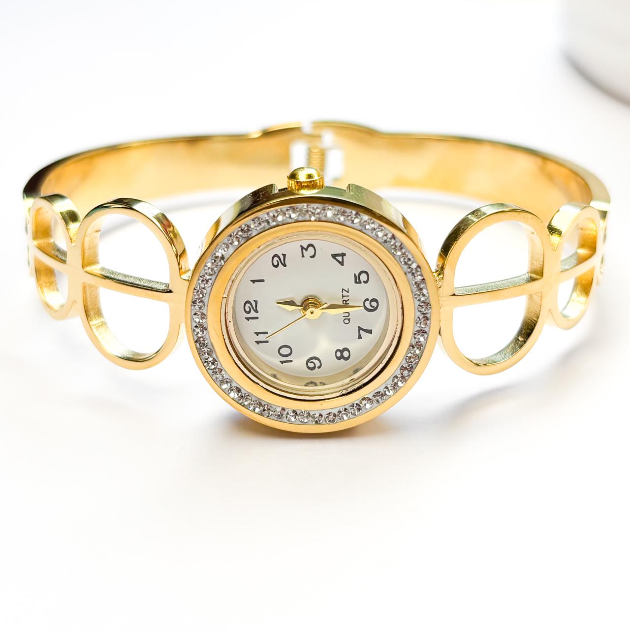 Celeste Loop Gold Bangle Watch