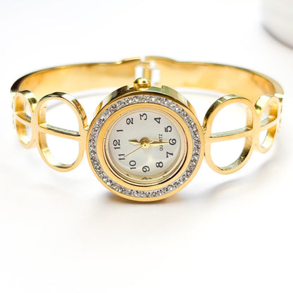 Celeste Loop Gold Bangle Watch