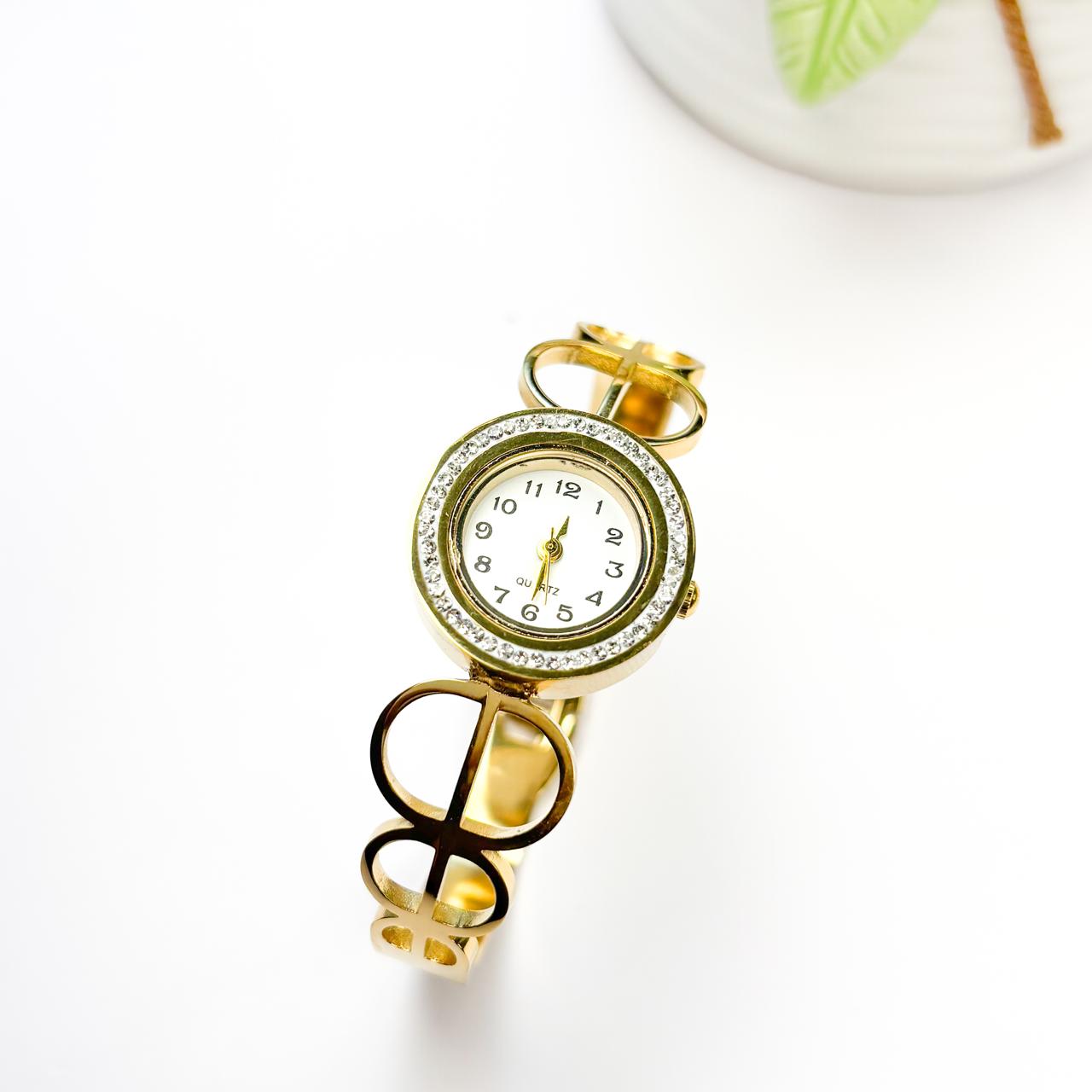 Celeste Loop Gold Bangle Watch
