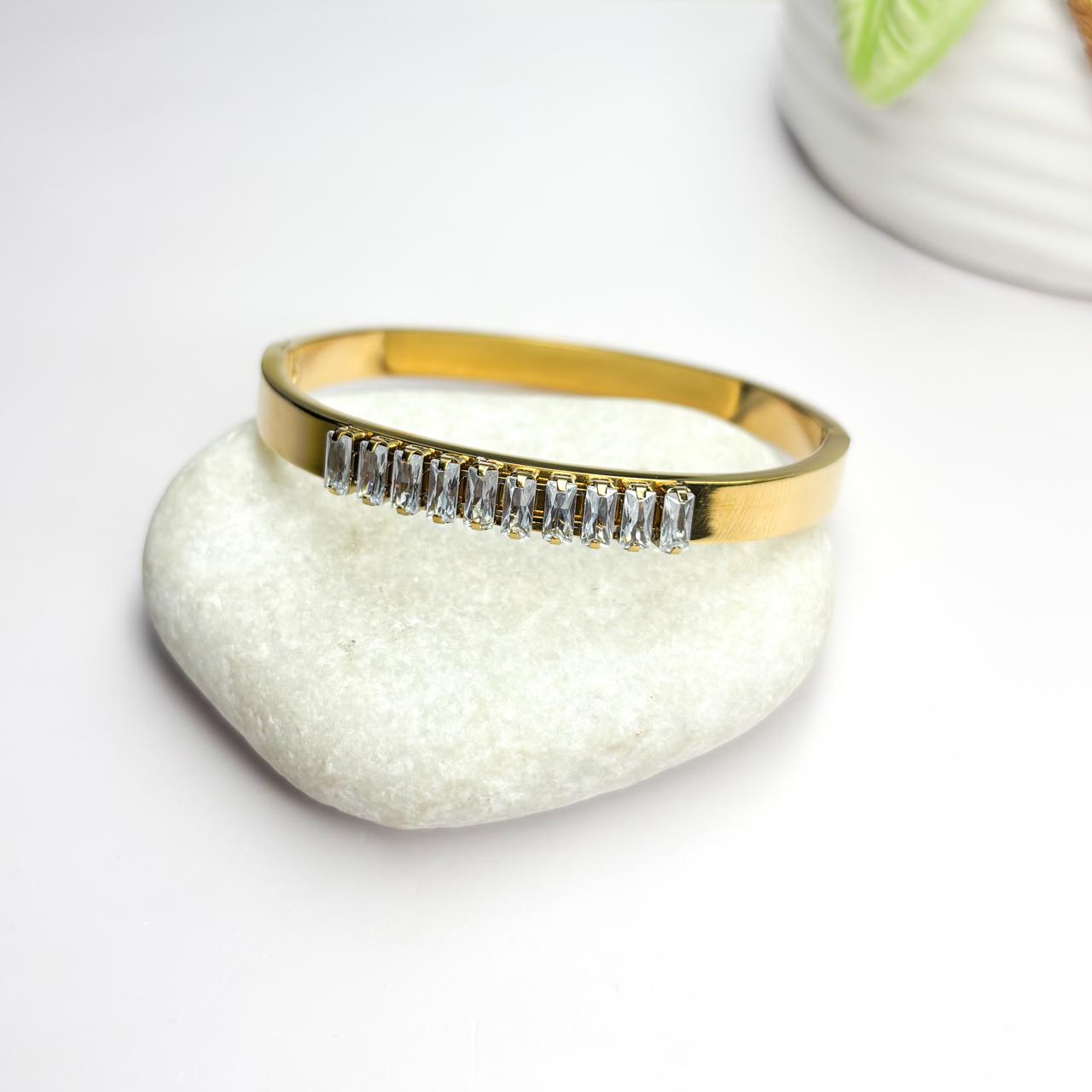 Harmony Stones Bangle Bracelet