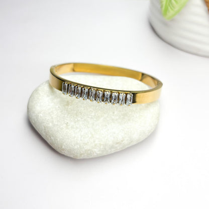 Harmony Stones Bangle Bracelet