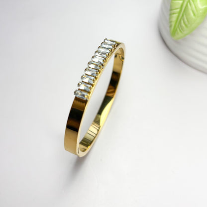 Harmony Stones Bangle Bracelet