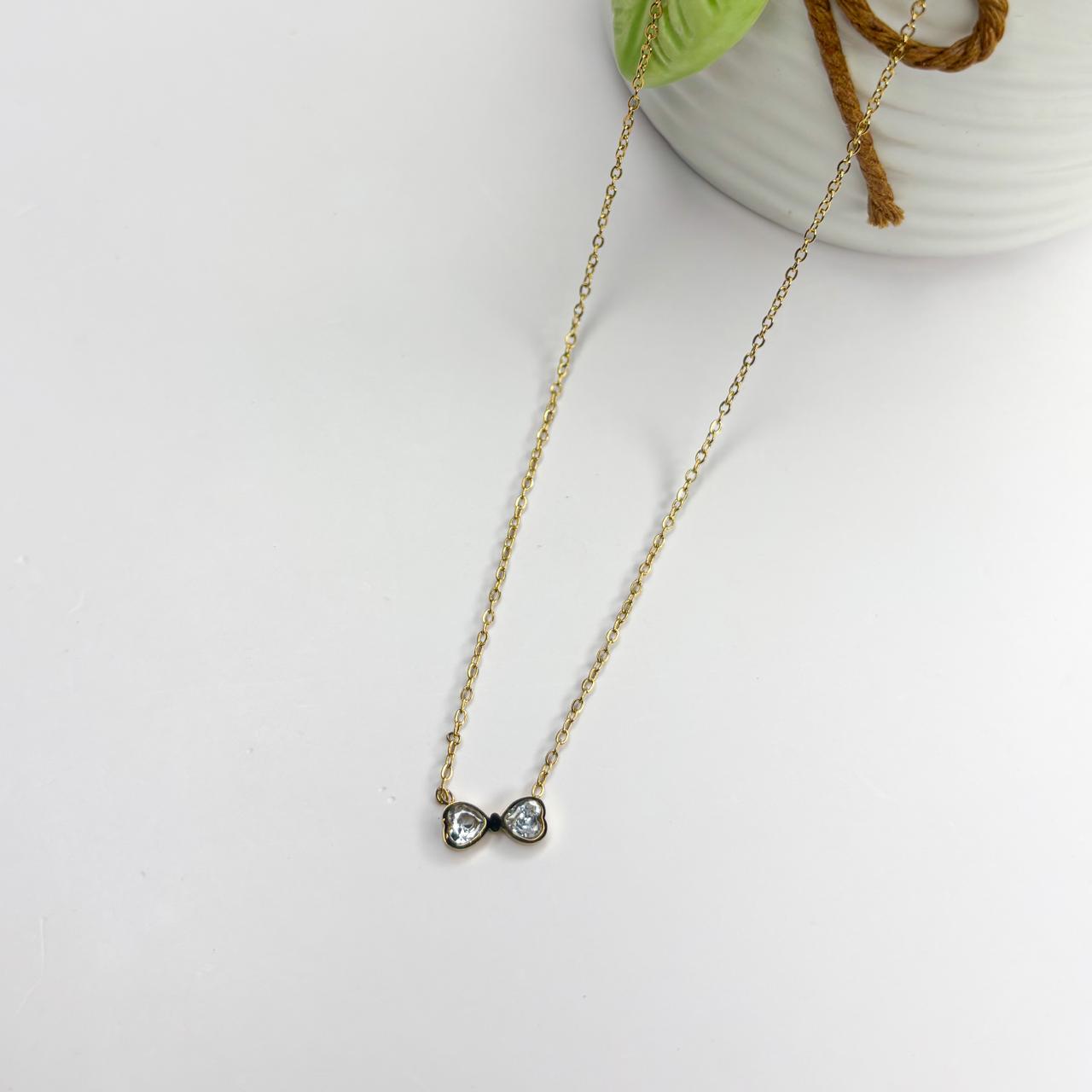 Twinkle Bow Necklace