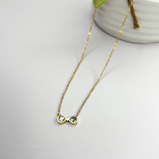 Twinkle Bow Necklace