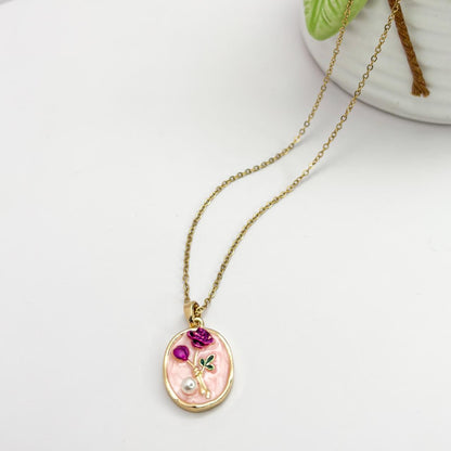 Rose Garden Vintage Necklace