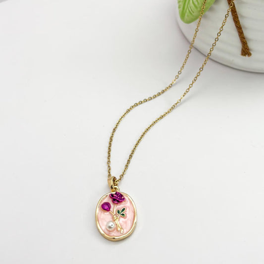 Rose Garden Vintage Necklace