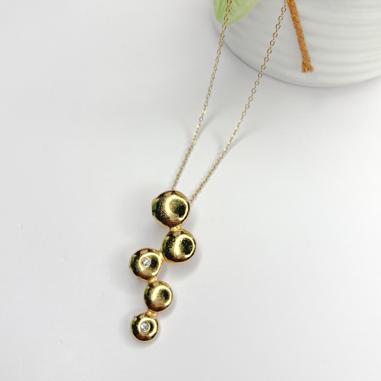 Golden Cascade Necklace