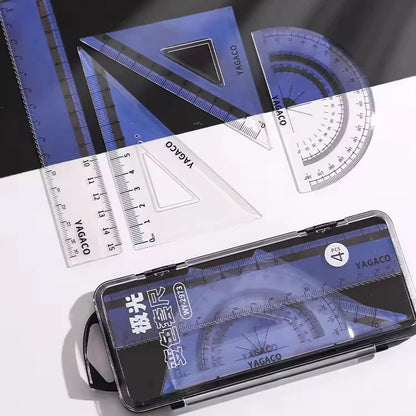 Aurora Crystal Colour-Changing Ruler Set