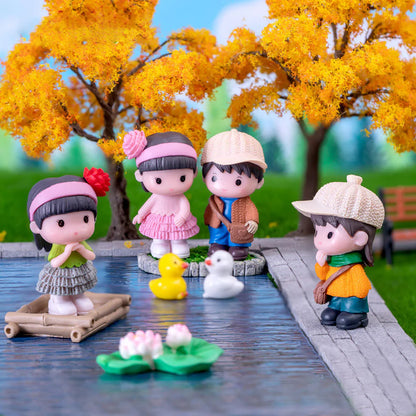 Cute Boy & Girl Miniature Toy