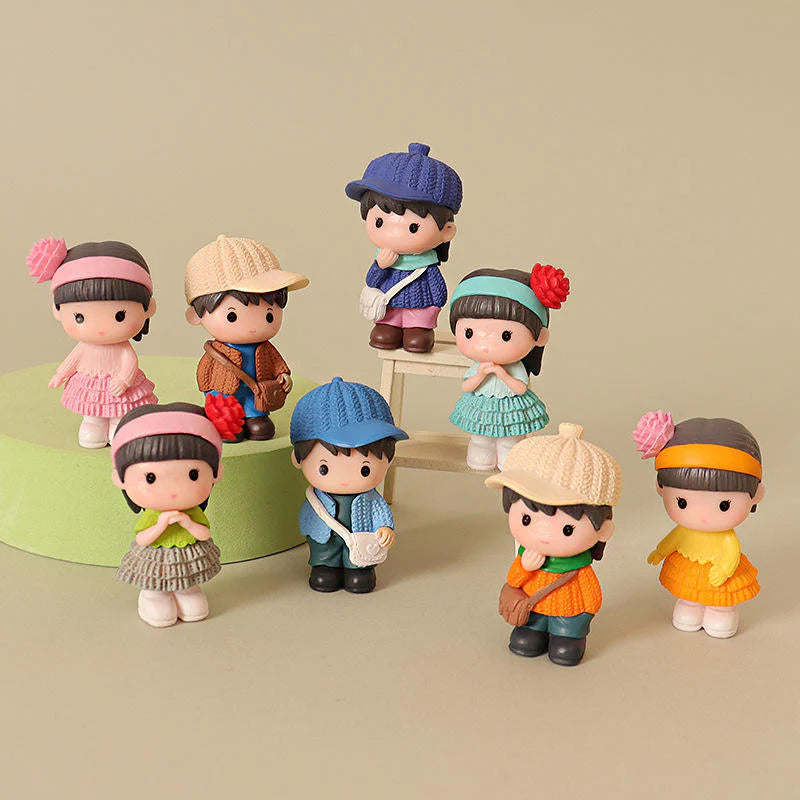 Cute Boy & Girl Miniature Toy