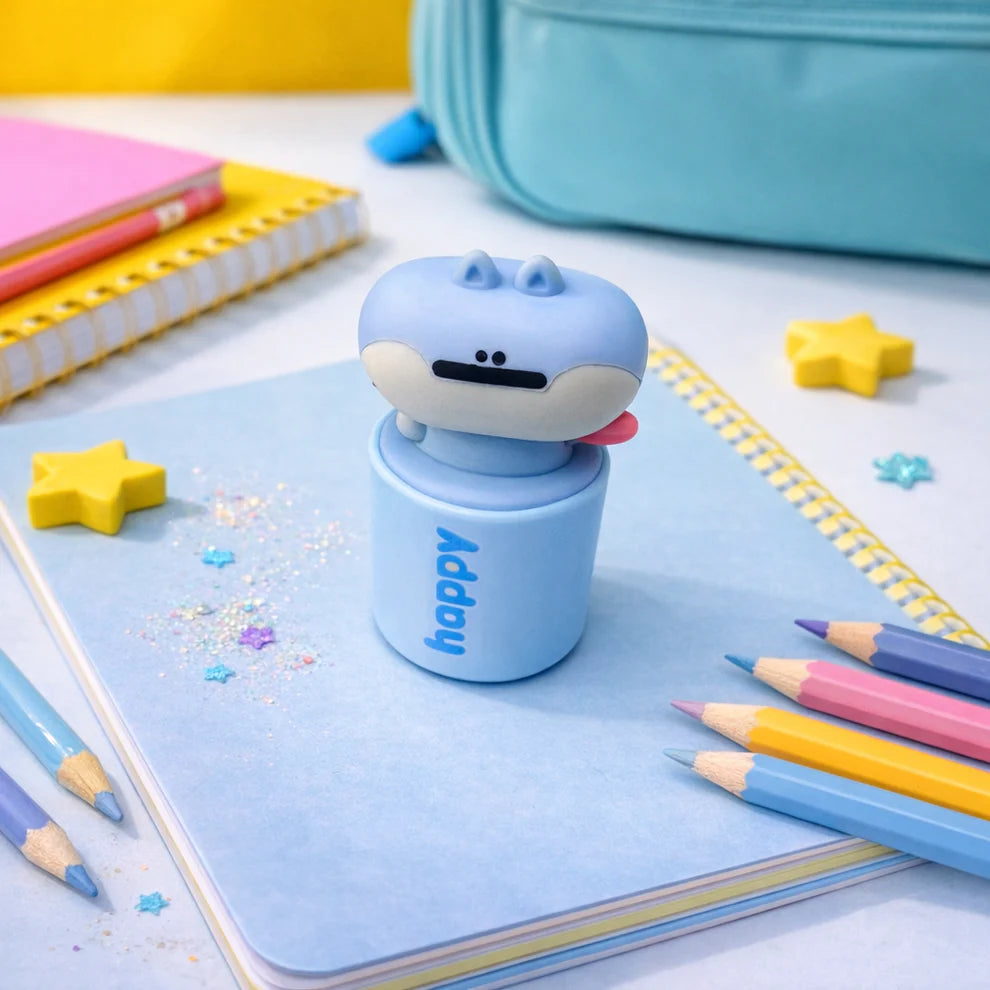 Shiba Inu Eraser With Sharpener