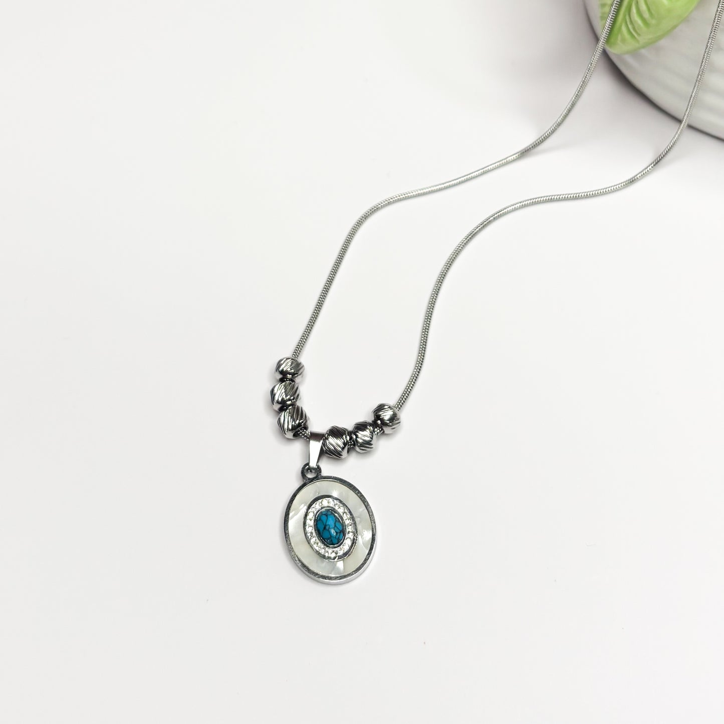 Blue Nova Pendant Necklace