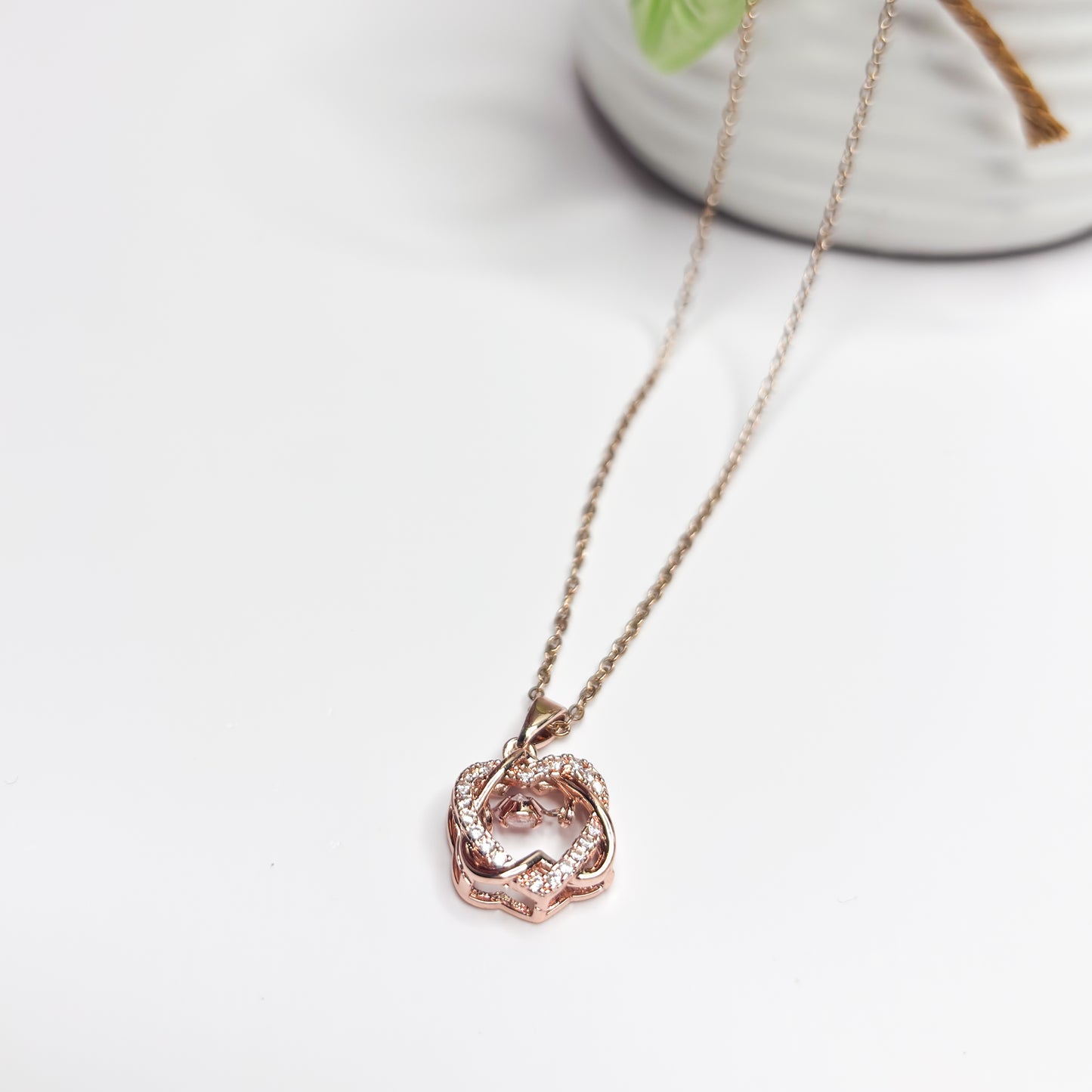 Dancing Stone Flower Necklace