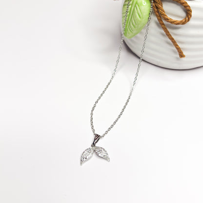 Whale Tail Pendant Necklace