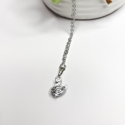 Swan Pendant Necklace