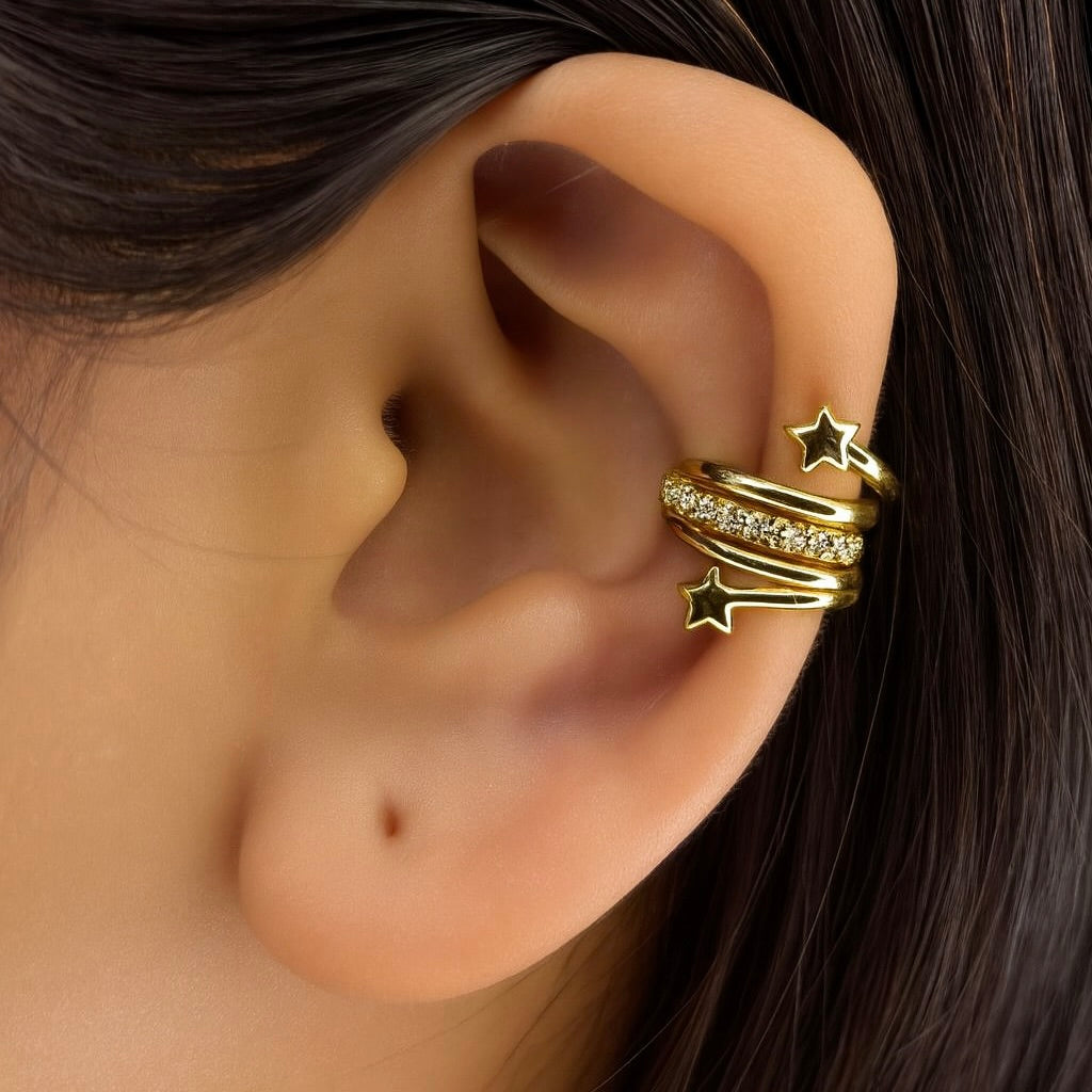 Celestial Glow Non-Pierced Ear Cuff
