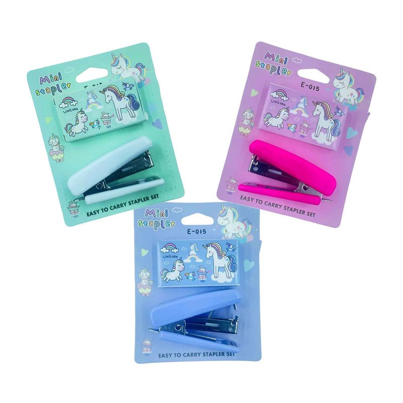 Unicorn Mini Stapler set
