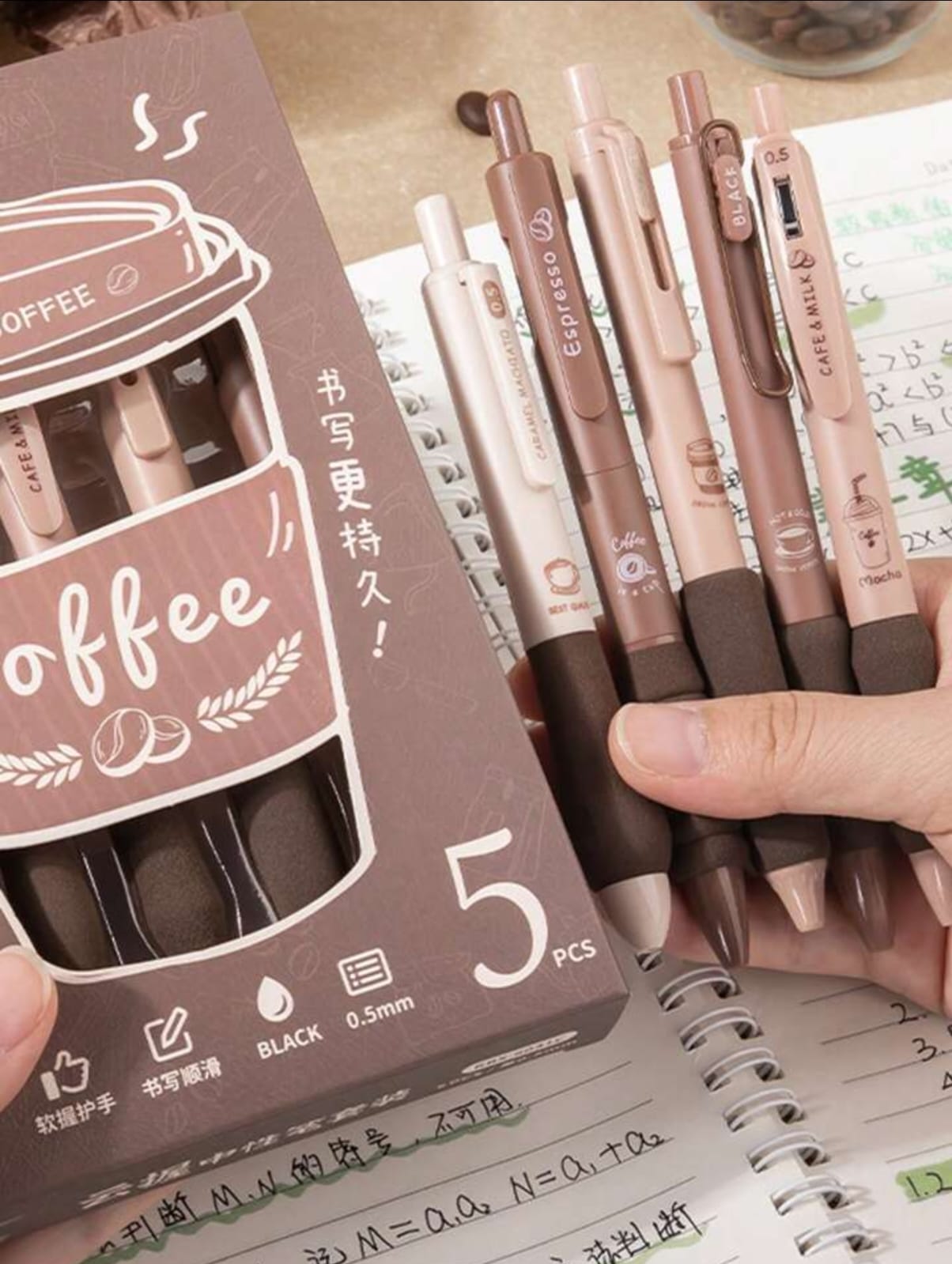 Coffee Pen Set