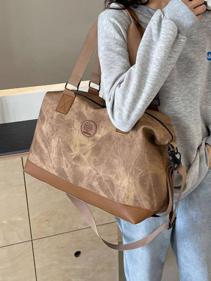 Imported Premium Quality Suede Leather Duffle Bag