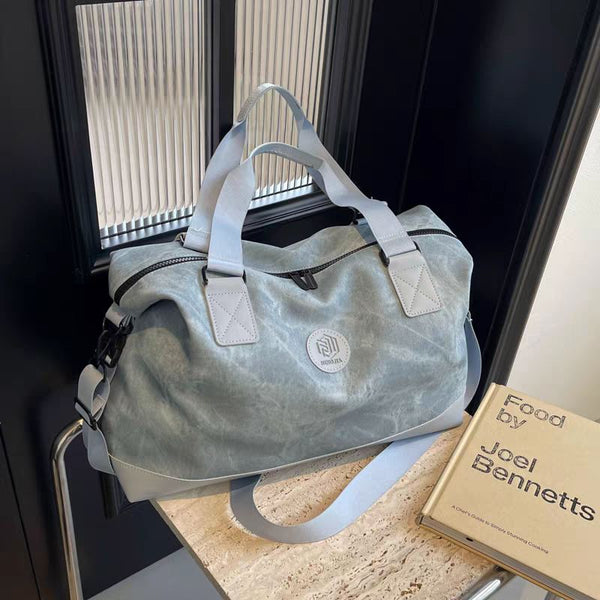 Imported Premium Quality Suede Leather Duffle Bag