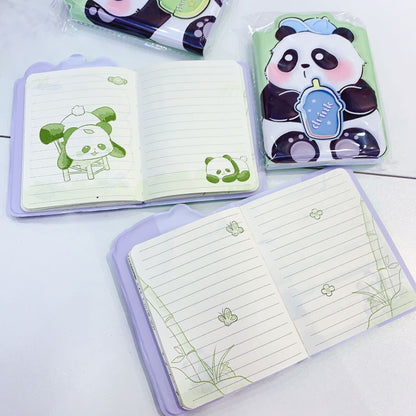 Cute Panda Puffy Dairy