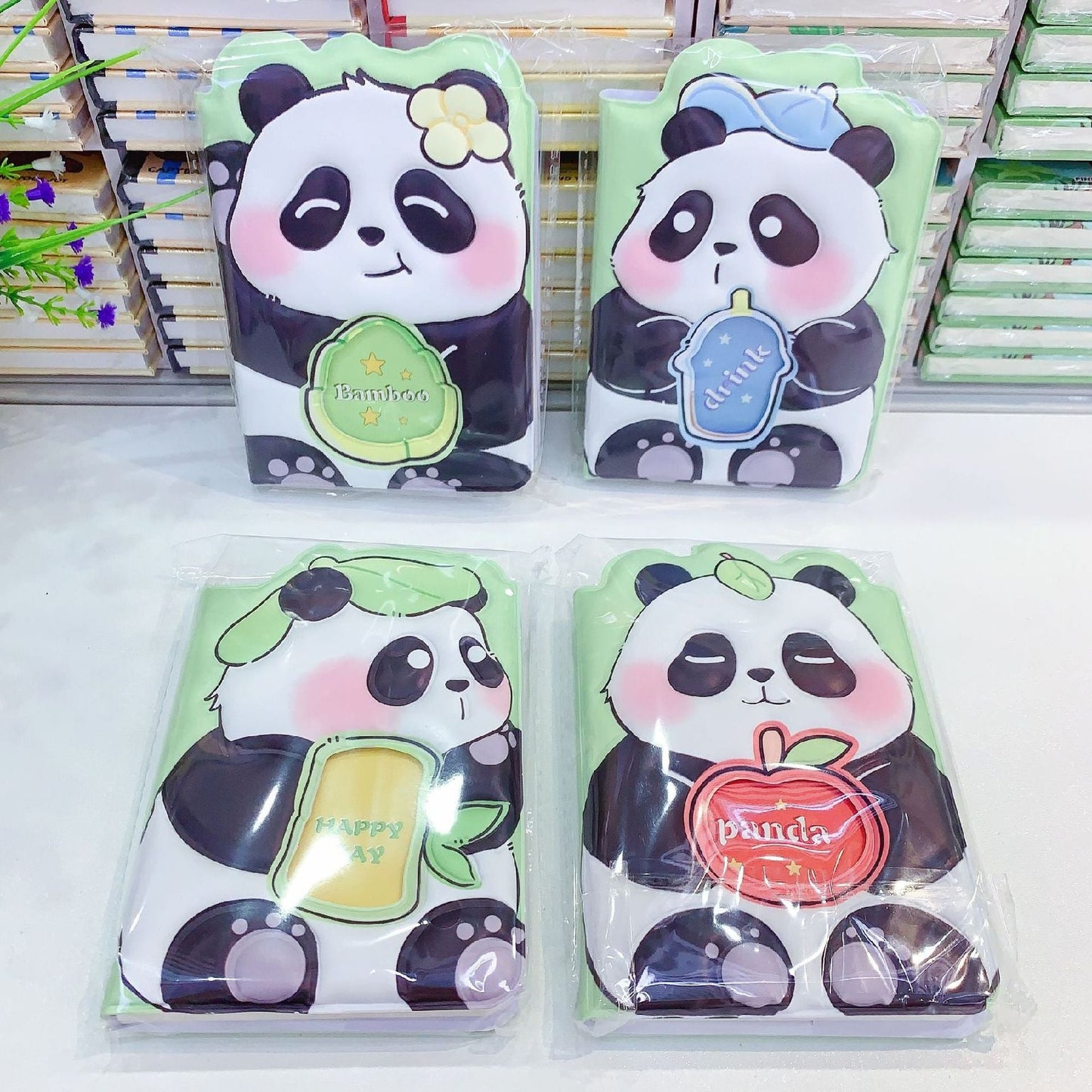 Cute Panda Puffy Dairy