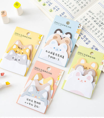 Cute Zoo Series Sticky Notes