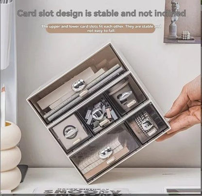 Triple Layer Multipurpose Desk Organizer
