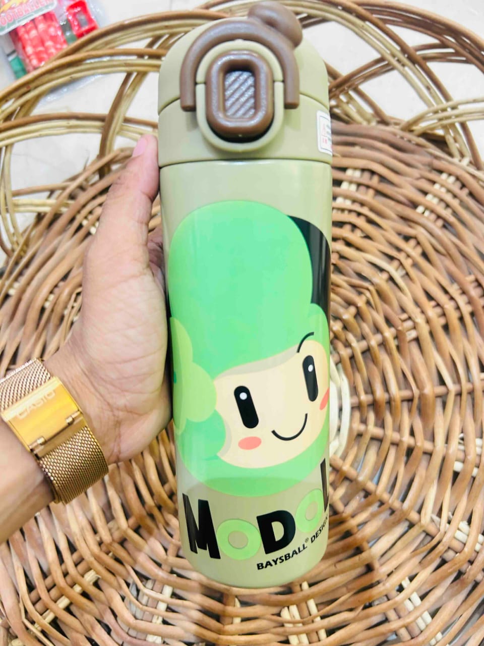 Minimal Character Water Bottle