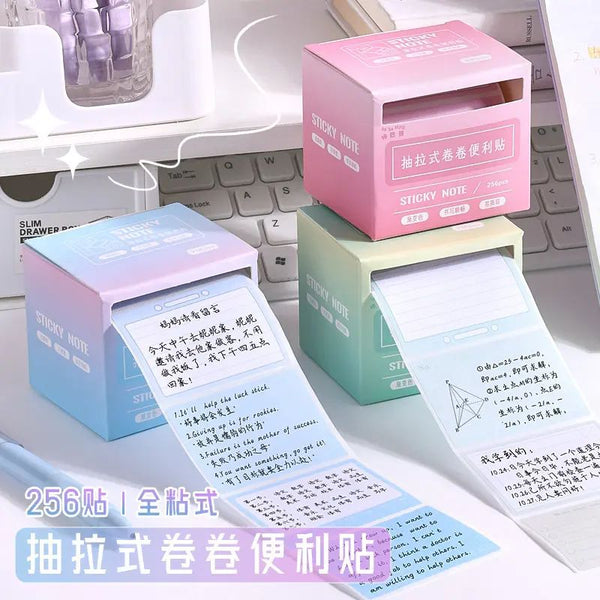 Pull-Out Pastel Sticky Notes