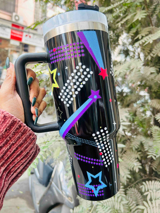 Barbie Black Stainless Steel Tumbler