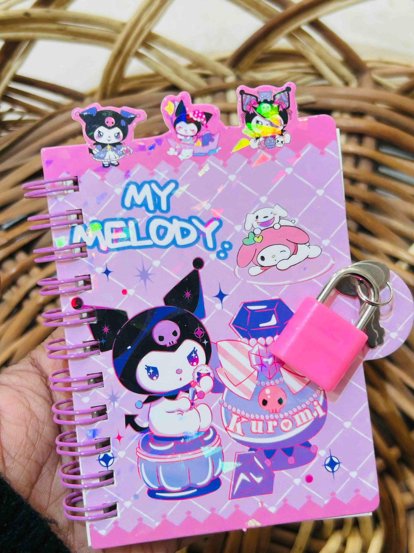 Mini Diary With Lock & Key
