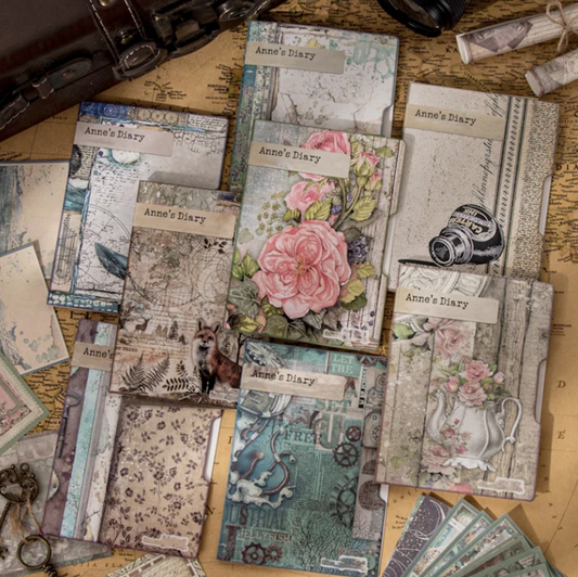 Anne's Diary Scrapbook Paper
