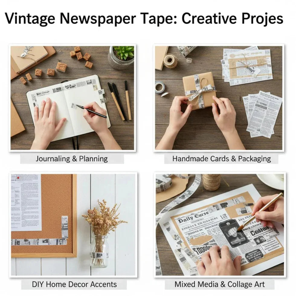 Vintage Newspaper Stickers