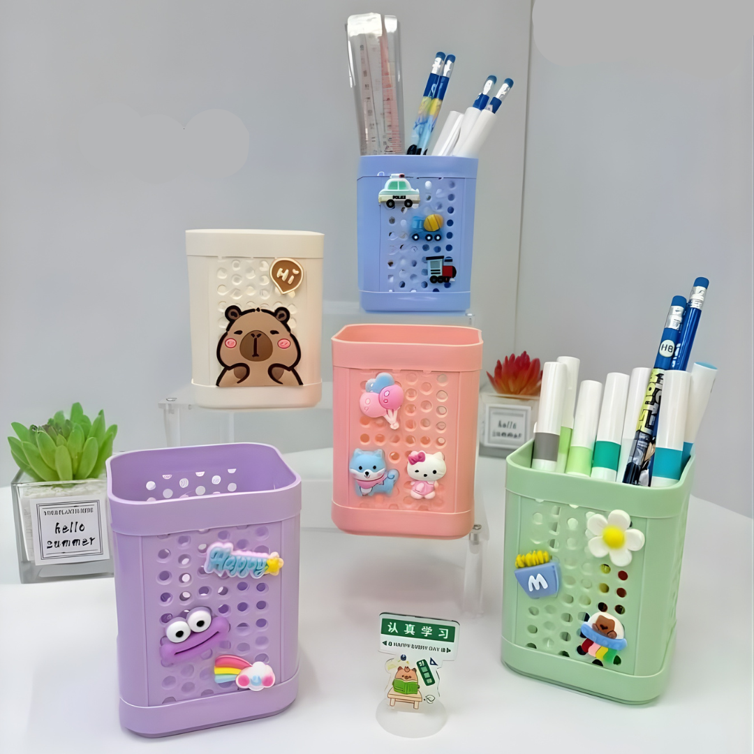 Kawaii Pen Holder - Square