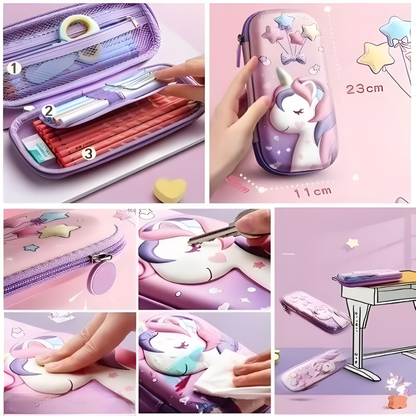Unicorn 3D Pencil Pouch