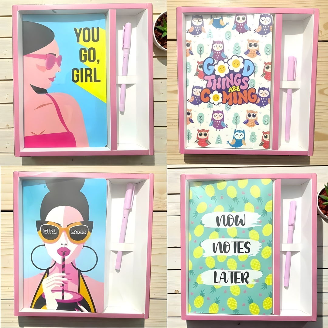 Inspirational Quotes Diary With Pen Sets - A5 Soft Bound