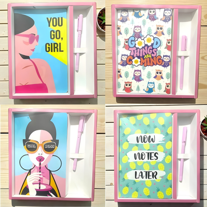 Inspirational Quotes Diary With Pen Sets - A5 Soft Bound