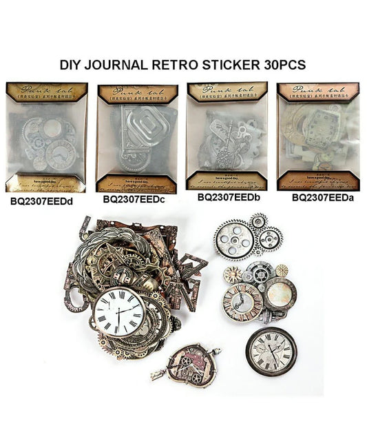 DIY Journal Retro Sticker