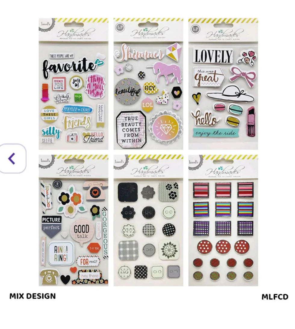 Scrapbook 3D Stickers