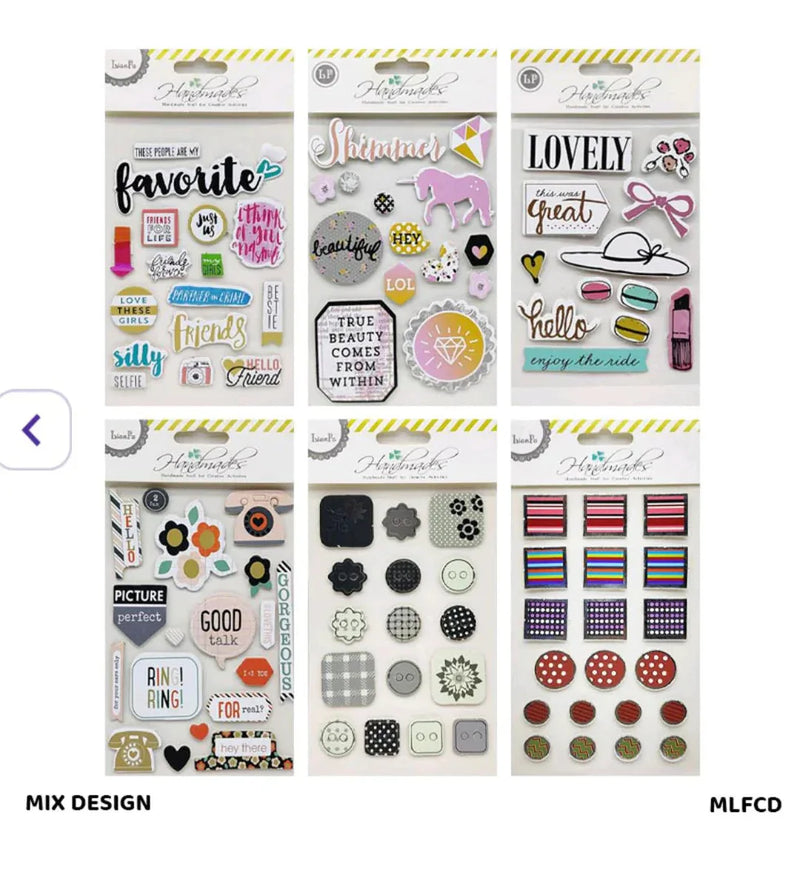 Scrapbook 3D Stickers