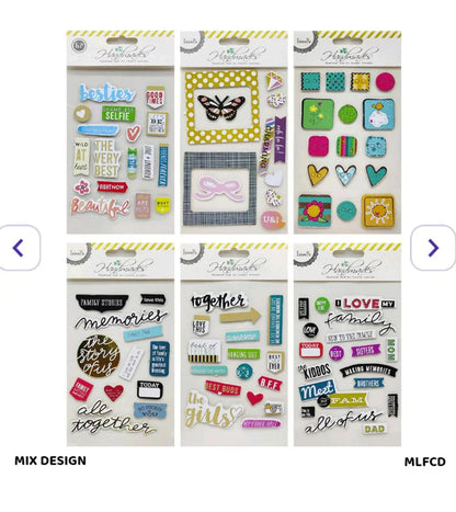 Scrapbook 3D Stickers