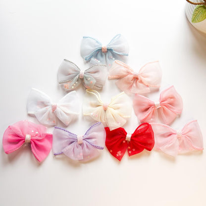 Aesthetic Hair Bow Slide - Small