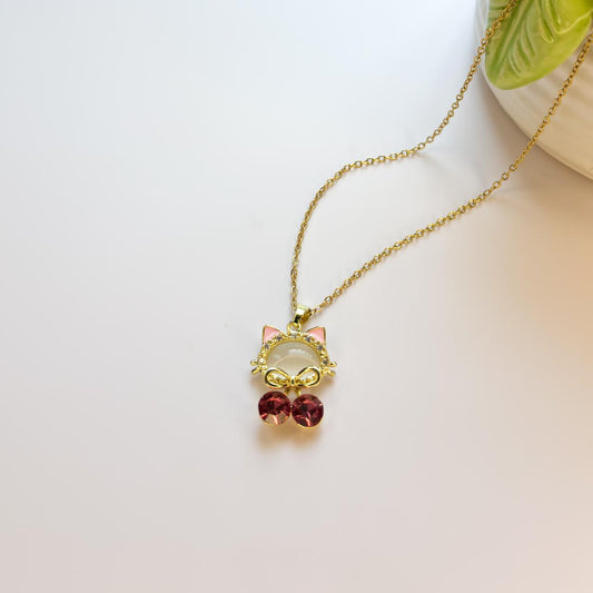 Hello kitty Stone Necklace