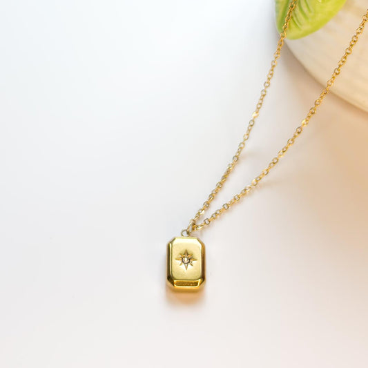 Starlit Tag Necklace