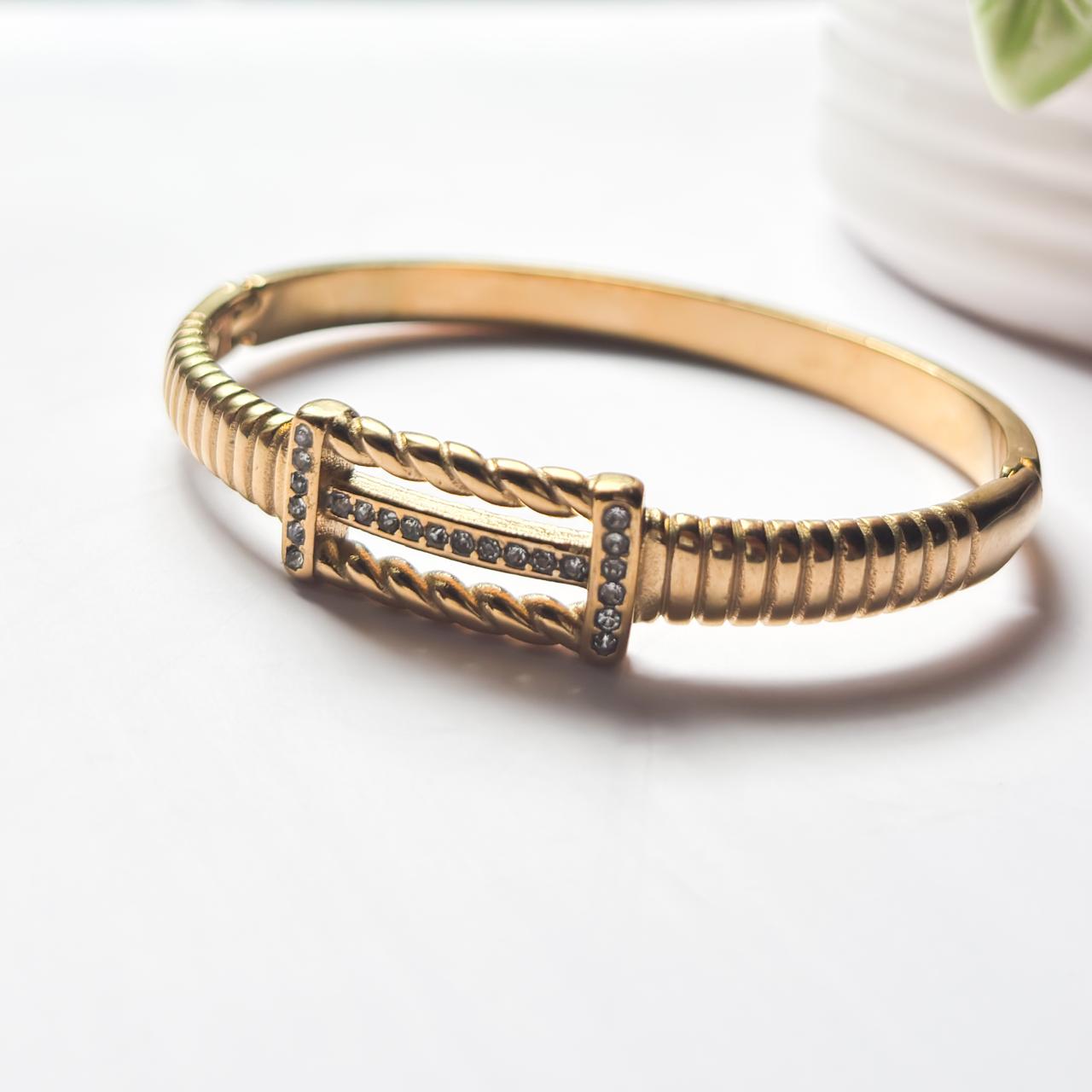 Twist & Shine Bangle Bracelet