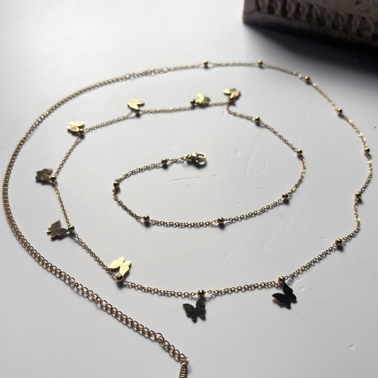 Butterfly Waist Chain - Gold