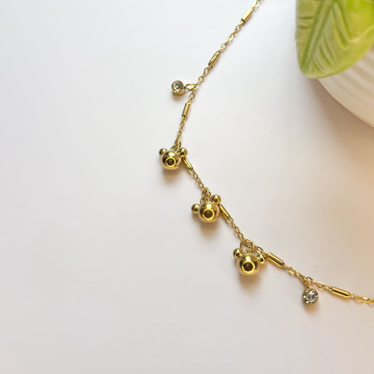 Bubble Head Charm Bracelet