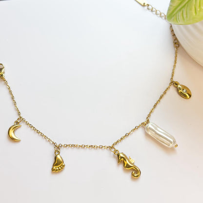 Seaside Whispers Charm Bracelet