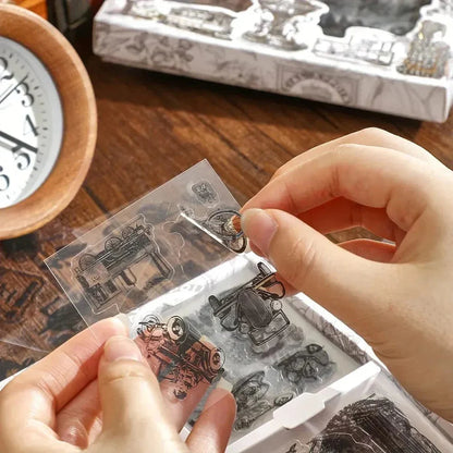Vintage Black & White Stickers